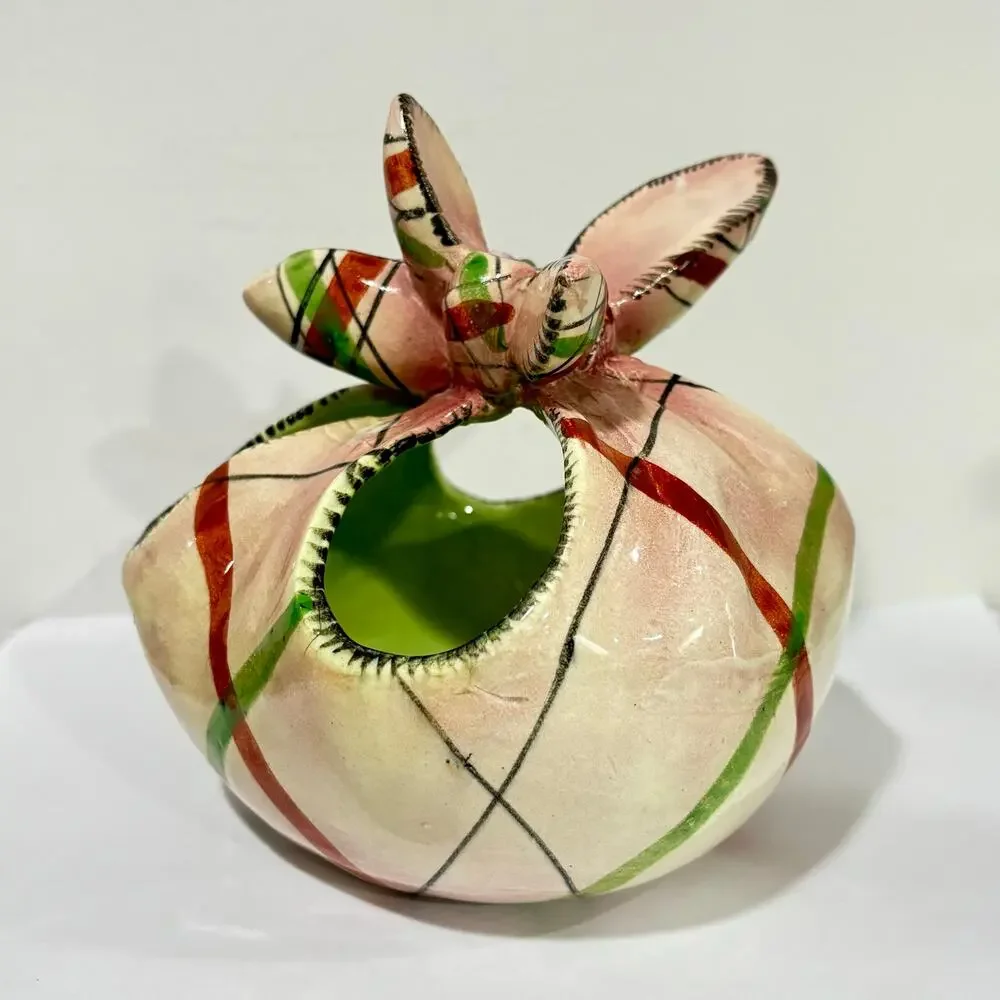 Unique vintage vase porcelain ceramic colorful novelty home decor container